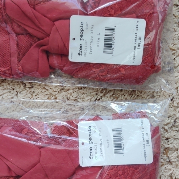 NEW $88 Free People Chante Lace Tie Tank Top - Picture 16 of 16